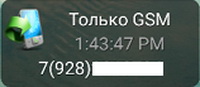 Только GSM